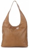 GEANȚĂ DIN PIELE shopper bag Vittoria Gotti maro pământiu V3L