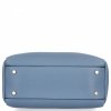 Geantă Elegantă din Piele Casetă Italiană 5702 Albastru Deschis