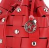 GEANȚĂ DIN PIELE shopper bag Vittoria Gotti roșu V5867