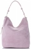 GEANȚĂ DIN PIELE universală Genuine Leather roz 5577C
