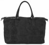 GEANȚĂ DIN PIELE cufăr Genuine Leather negru 1175