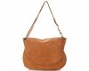 GEANȚĂ DIN PIELE tip poștaș Genuine Leather roșcat 1324