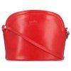 GEANȚĂ DIN PIELE tip poștaș Genuine Leather roșu E4098