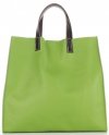 GEANȚĂ DIN PIELE universală Genuine Leather verde 691756