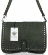 GEANȚĂ DE DAMĂ tip poștaș BEE BAG verde 2152M119