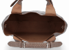 GEANȚĂ DIN PIELE shopper bag Vittoria Gotti maro pământiu VG804