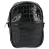 GEANȚĂ DIN PIELE tip poștaș Vittoria Gotti negru V6208