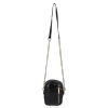 GEANȚĂ DIN PIELE tip poștaș Vittoria Gotti negru V6208