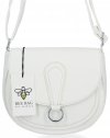 GEANȚĂ DE DAMĂ tip poștaș BEE BAG alb 1002S20