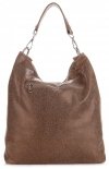 GEANȚĂ DIN PIELE shopper bag Vittoria Gotti maro V8420
