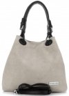 GEANȚĂ DIN PIELE shopper bag Vittoria Gotti bej V90047CH