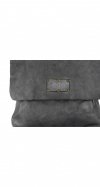 GEANȚĂ DIN PIELE tip poștaș Genuine Leather gri L5127