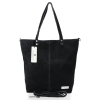 GEANȚĂ DIN PIELE shopper bag Vittoria Gotti negru VG41
