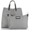 GEANȚĂ DIN PIELE universală Genuine Leather gri 691756