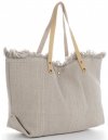 GEANȚĂ DIN PIELE shopper bag Vittoria Gotti maro pământiu V5902