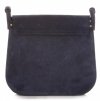 GEANȚĂ DIN PIELE tip poștaș Genuine Leather bleumarin 0003