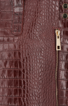 GEANȚĂ DIN PIELE shopper bag Vittoria Gotti vișiniu VG803