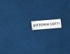 GEANȚĂ DIN PIELE tip poștaș Vittoria Gotti denim V5576