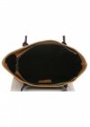 GEANȚĂ DIN PIELE shopper bag Genuine Leather roșcat 358