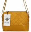 GEANȚĂ DE DAMĂ tip poștaș BEE BAG galben 1302S29