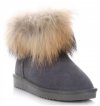 cizme de zăpadă damă Crystal Shoes gri 8902