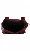 GEANȚĂ DIN PIELE shopper bag Vittoria Gotti vișiniu V270