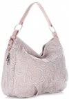 GEANȚĂ DIN PIELE shopper bag Vittoria Gotti roz de pudră V80013