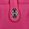 Geantă Elegantă Tip Poștaș Din Piele Italiană 201 Fucsia
