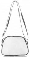GEANȚĂ DIN PIELE tip poștaș Genuine Leather alb 5100