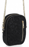 GEANȚĂ DIN PIELE universală Vittoria Gotti negru V6208F