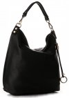 GEANȚĂ DIN PIELE shopper bag Vittoria Gotti negru V8047