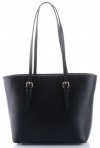 GEANȚĂ DIN PIELE clasică Genuine Leather negru 3303