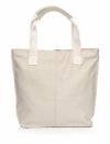 GEANȚĂ DIN PIELE shopper bag Vera Pelle bej 1356