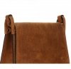 GEANȚĂ DIN PIELE tip poștaș Genuine Leather roșcat 0003