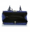 GEANȚĂ DIN PIELE cufăr Vittoria Gotti albastru cobalt V817
