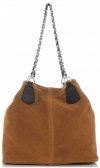 Kožené kabelka shopper bag Vittoria Gotti ryšavá V3081
