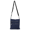 Kožené kabelka univerzálna Vittoria Gotti tmavo modrá B18