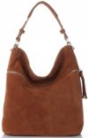 Kožené kabelka univerzálna Genuine Leather ryšavá 5577C