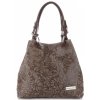 Kožené kabelka shopper bag Vittoria Gotti zemitá V80049