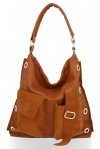Kožené kabelka shopper bag Roberto Ricci ryšavá 19145