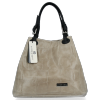 Kožené kabelka shopper bag Vittoria Gotti béžová V692754be2