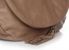 Kožené kabelka listonoška Genuine Leather A3 béžová