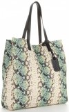 Dámska kabelka shopper bag Vittoria Gotti modrá V0002
