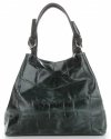 Kožené kabelka shopper bag Vittoria Gotti fľašková zelená V692754