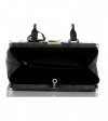 Kožené kabelka kufrík Vittoria Gotti čierna V817