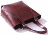 Kožené kabelka univerzálna Genuine Leather hnedá 941