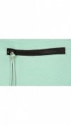 Kožené kabelka shopper bag Vittoria Gotti mätová V8622
