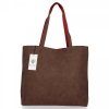 Dámska kabelka shopper bag BEE BAG čokoládová 111-2