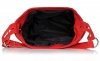 Kožené kabelka spoločenská Genuine Leather červená 802