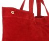Kožené kabelka shopper bag Vera Pelle červená A19
